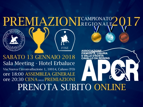Assemblea generale dei soci e premiazioni del Campionato Regionale APCR 2017