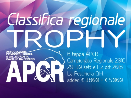 Classifica regionale dopo la 6 tappa APCR 2016