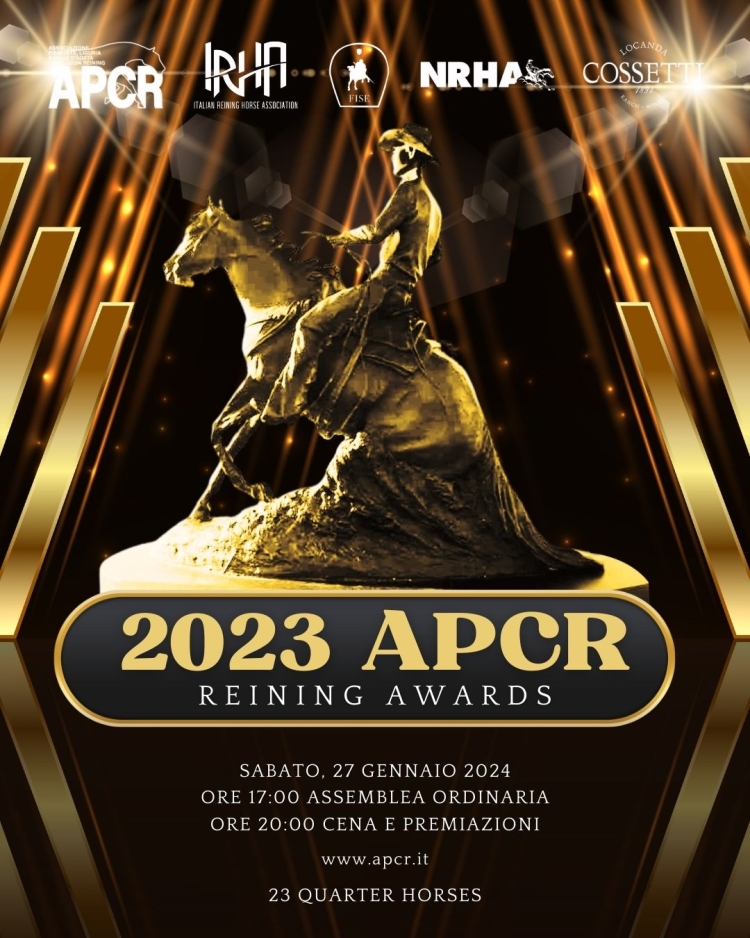 Assemblea Ordinaria dei soci APCR 2024 e Premiazioni del Campionato APCR-IRHA-FISE-NRHA 2023