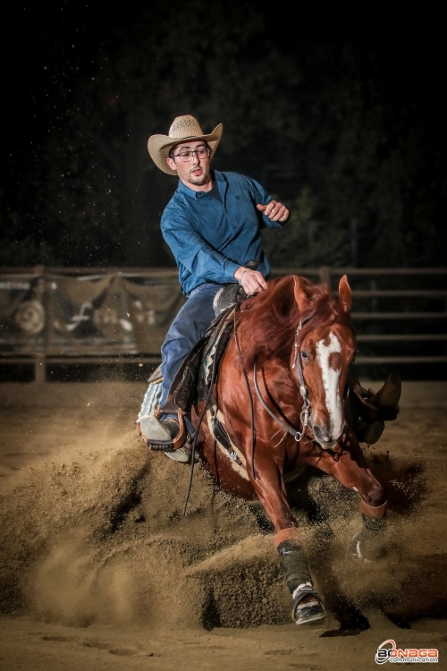 NRHA APCR END OF THE YEAR SHOW 2022 - DEL ZOPPO FEDERICO &amp; GD WIMPY TARIS STEP score 71