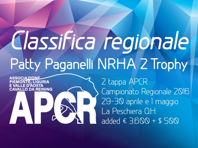 Classifica regionale dopo la 2 tappa APCR 2016