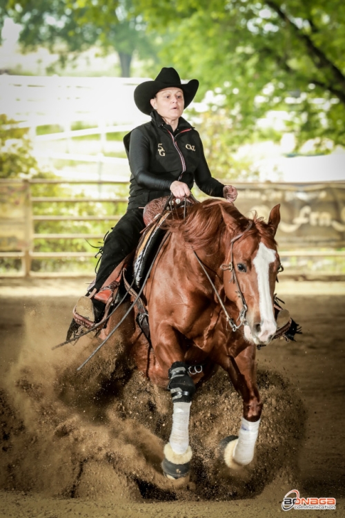 NRHA APCR RIDING ON MAY 2022 - RIZZOLA CLAUDIA &amp; STEP IN THE NIGHT score 72,5