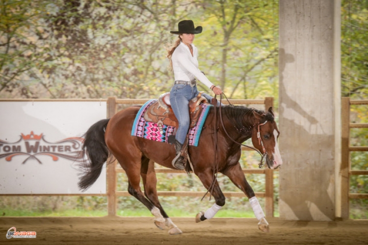 NRHA APCR SHOW OF THE YEAR 2021 - BOFFINO ALESSANDRA &amp; RS ANTARES BLUE score 69