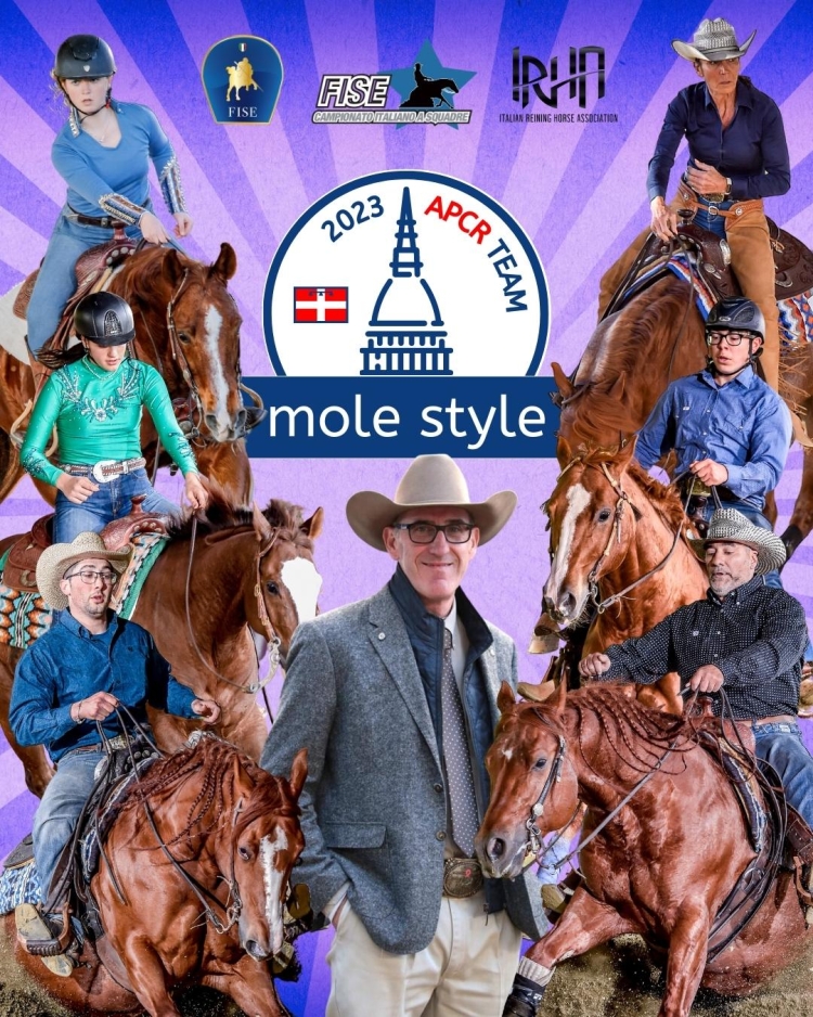 Mole Style: il Piemonte schiera un Reining d&#039;eccellenza!