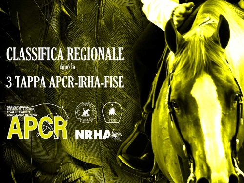 Classifica regionale dopo la 3 tappa APCR-IRHA-FISE 2020