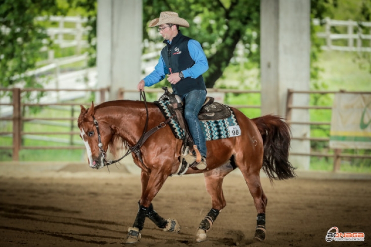 NRHA APCR RIDING ON MAY 2022 - DEL ZOPPO FEDERICO &amp; GD WIMPY TARIS STEP score 70,5